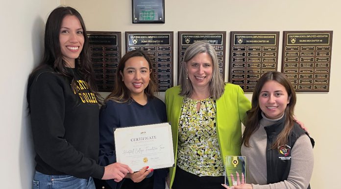 Hartnell College Foundation’s K-12 STEAM Program earns accolades Hartnell College Foundation team with award