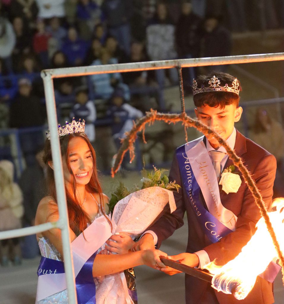 King City High School Homecoming Queen and King