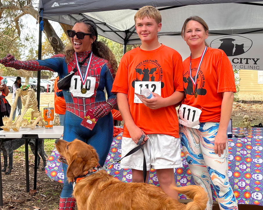 Paws and Pumpkins Fun Run 5K winners