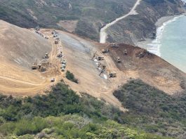 Regent's Slide slope repairs