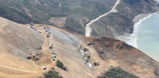 Regent's Slide slope repairs