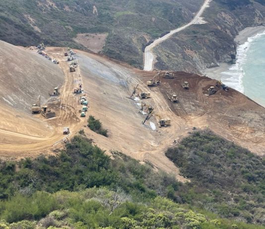 Regent's Slide slope repairs