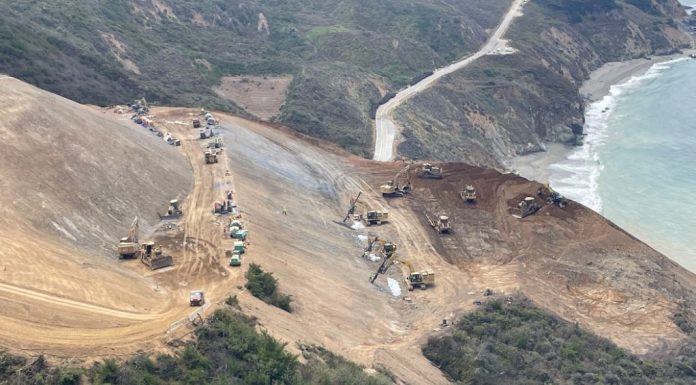 With reopening in sight, economic impact study sheds light on cost of extended Highway 1 closure Regent's Slide slope repairs