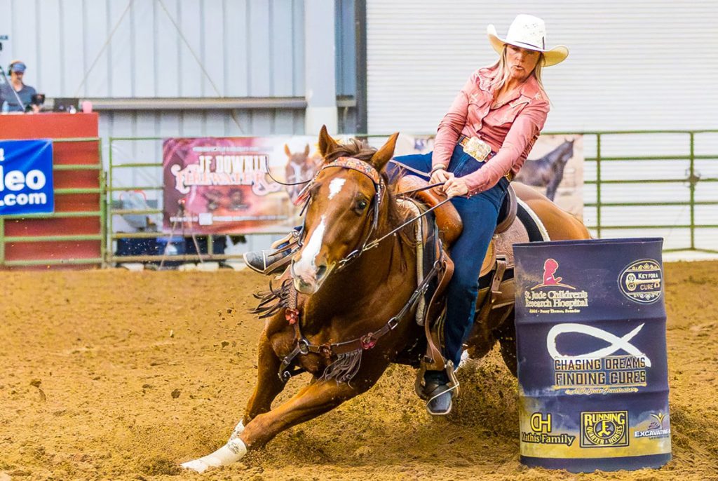 Barrel Race competitor