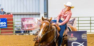 Barrel Race competitor