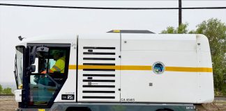 Monterey County electric street sweeper