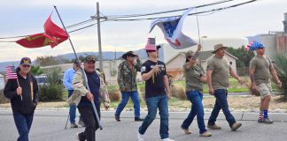 Greenfield Veterans Day Parade veterans march