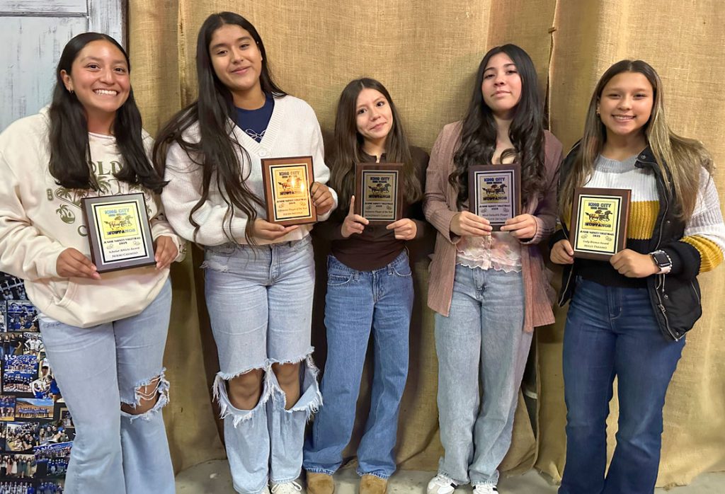 King City junior varsity volleyball award winners