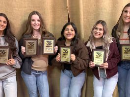 King City varsity volleyball award winners