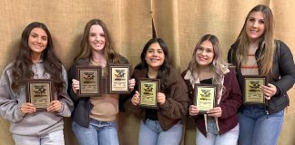 King City varsity volleyball award winners