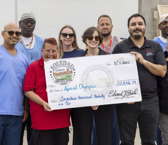 Correctional Training Facility Special Olympics Flame of Hope inmates