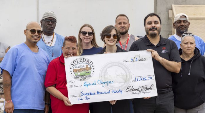 CTF-Soledad hosts Special Olympics Flame of Hope event Correctional Training Facility Special Olympics Flame of Hope inmates