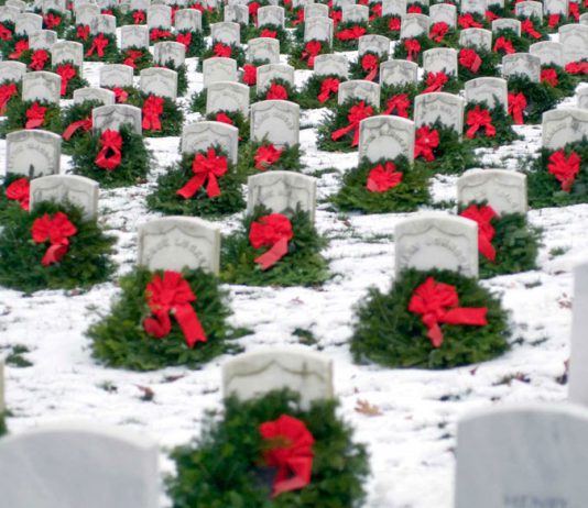 King City Cemetery honors veterans with wreath-laying ceremony Wreaths at graves