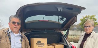 Cal Water Operation Gobble Thanksgiving food distribution