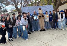 Students visit high school campus
