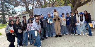 Students visit high school campus
