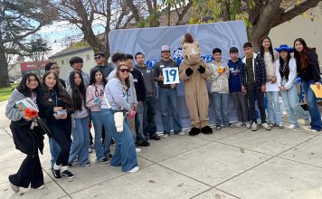 Students visit high school campus