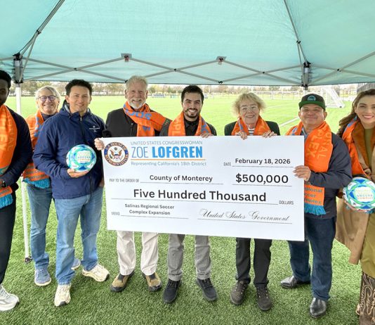 Group with check for Salinas Regional Soccer Complex