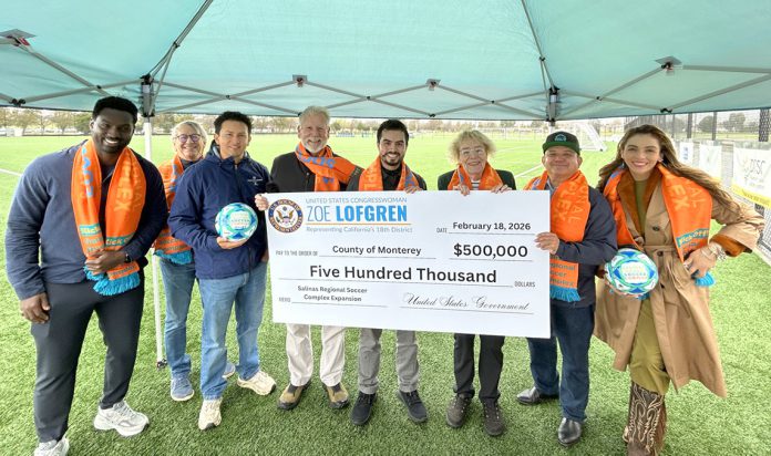 Group with check for Salinas Regional Soccer Complex