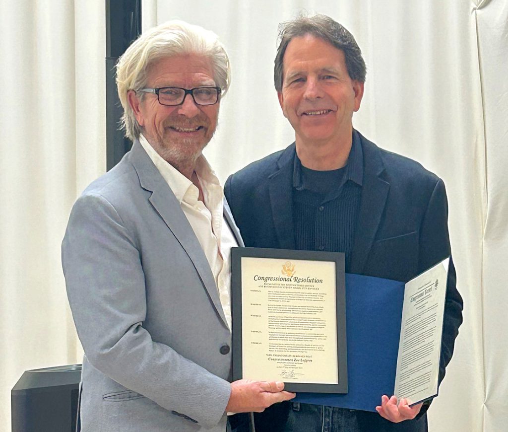 King City mayor with city manager