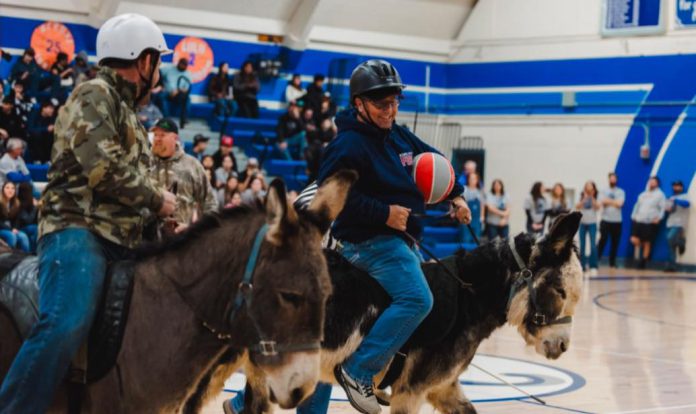 Donkey basketball