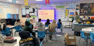 Students in classroom