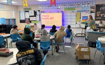 Students in classroom