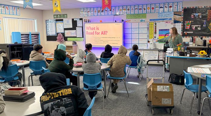Students in classroom