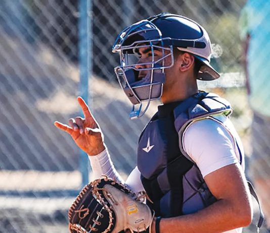 King City baseball catcher