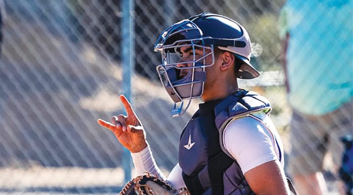 King City baseball catcher