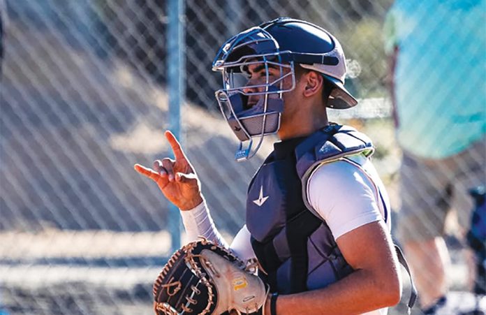 King City baseball catcher