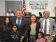 Jose Arreola with family and mayor