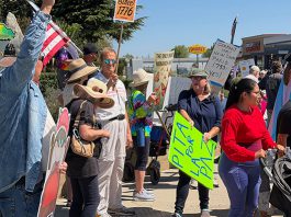 ‘No Kings’ demonstrators make their voices heard in King City No Kings rally