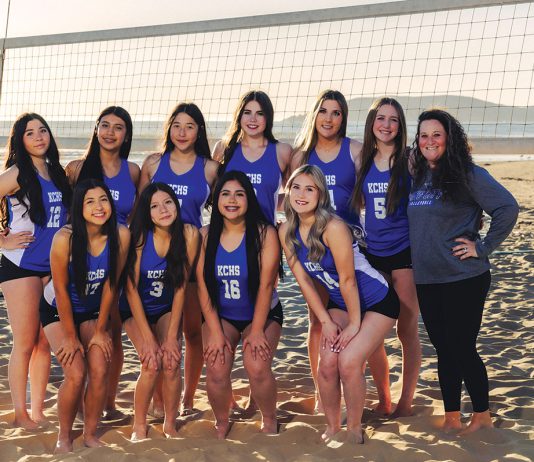 Mustang beach volleyball team