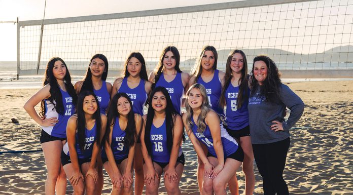 Mustang beach volleyball team
