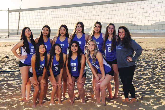 Mustang beach volleyball team