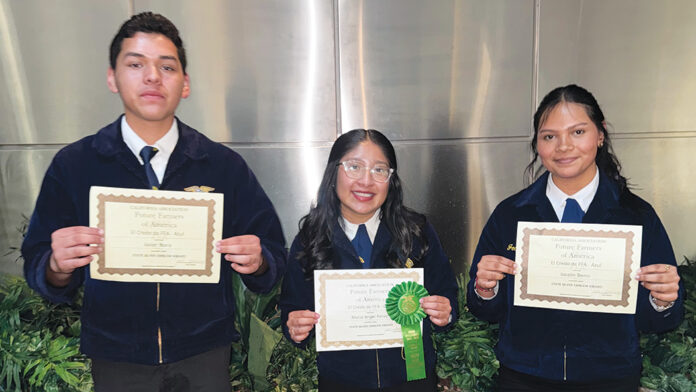 King City FFA awards