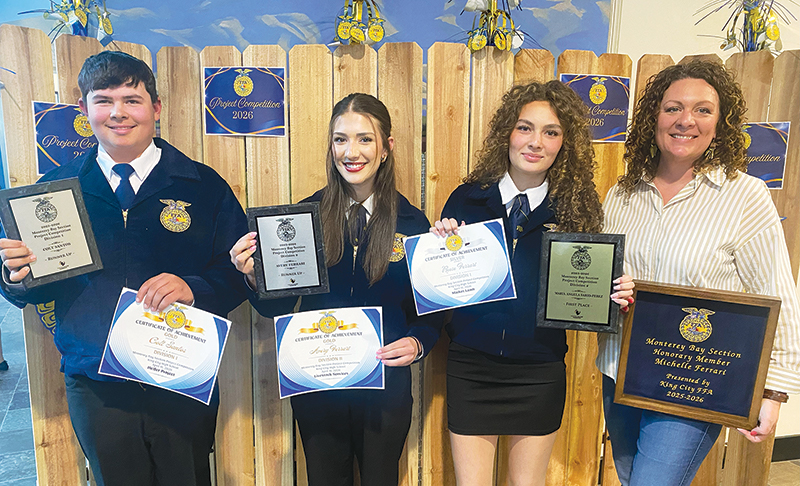 King City FFA awards