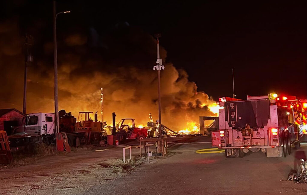 King City commercial fire