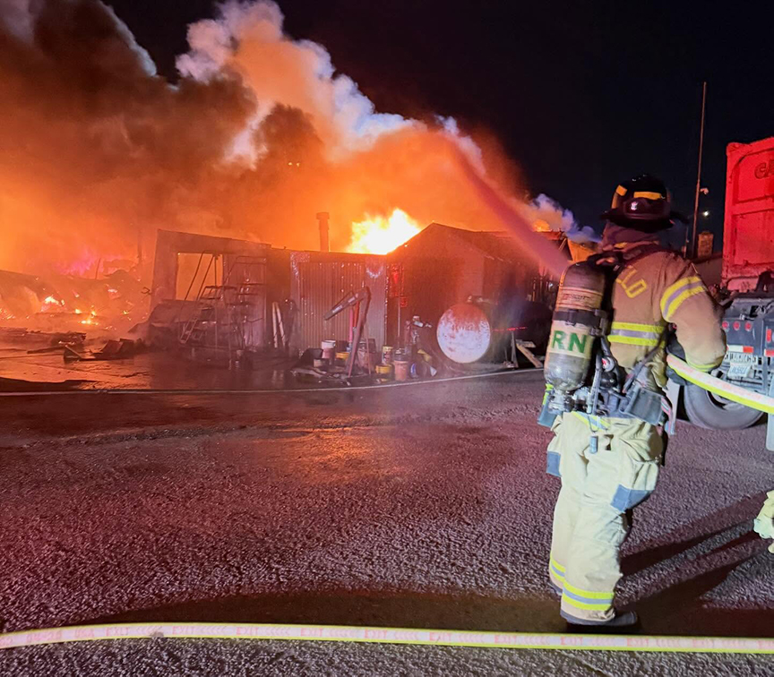 King City commercial fire