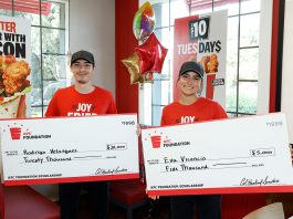 KFC scholarship winners