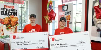 KFC scholarship winners