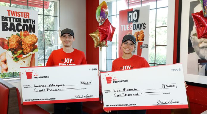 King City KFC employee, aspiring pilot surprised with $20K KFC scholarship winners