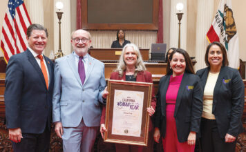 Senator Laird and Deneen Guss