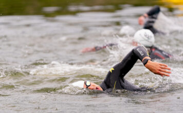 Wildflower Experience triathlon swimmers
