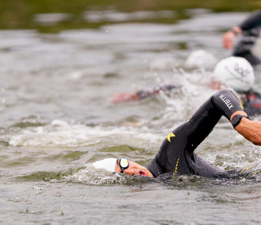 Wildflower Experience triathlon swimmers