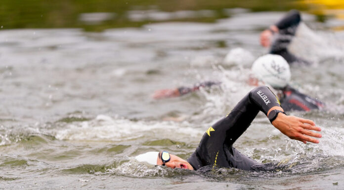 Wildflower Experience triathlon swimmers