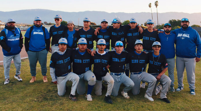 King City Mustangs 2026 baseball team