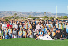 Chalone Peaks Middle School track team