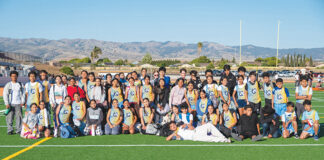 Chalone Peaks Middle School track team